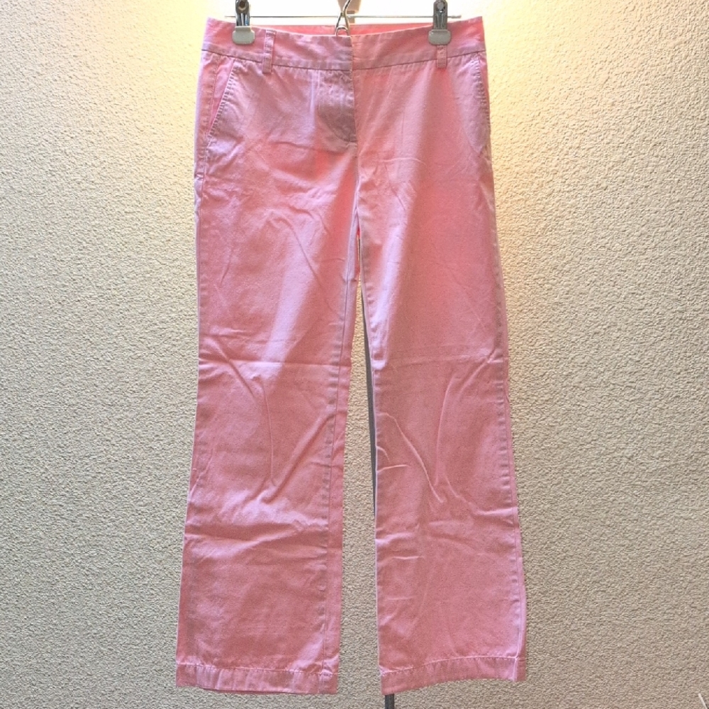J. Crew Pink Wide Leg Pants